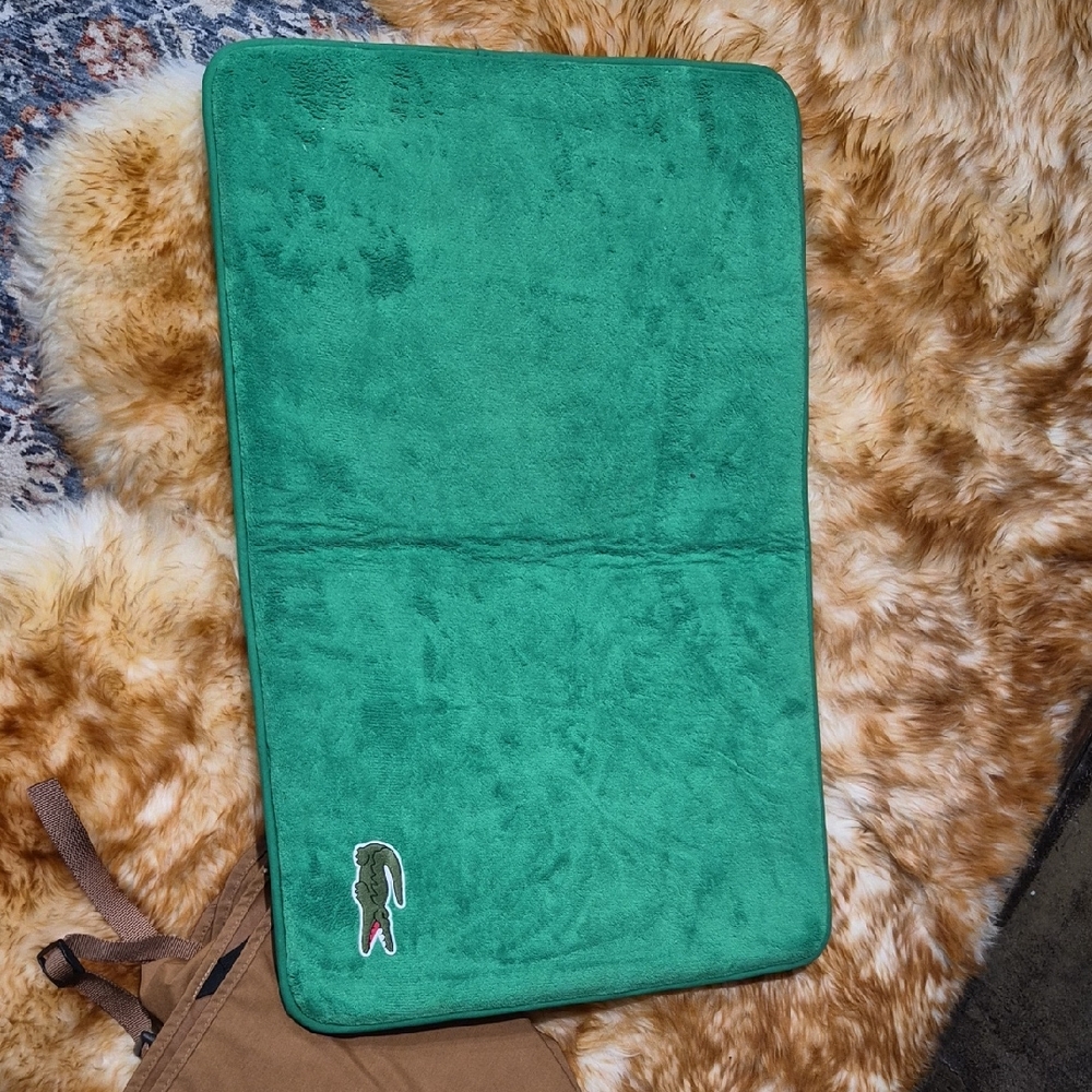 Lacoste Emerald Green Bath Mat
